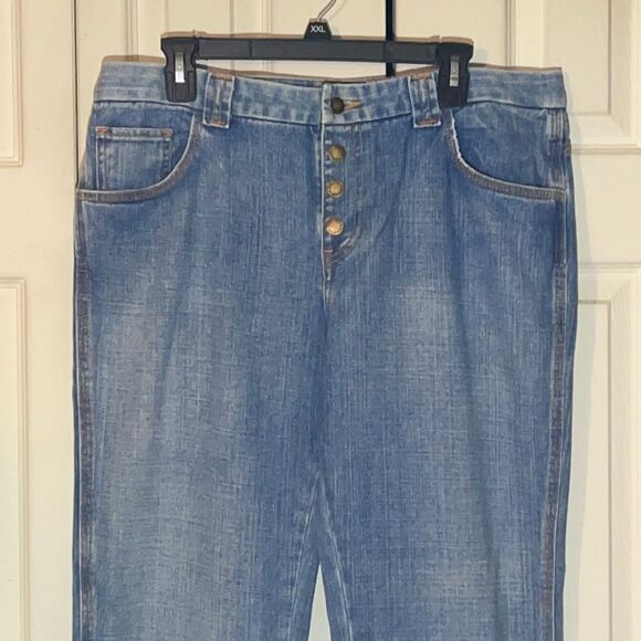 Tommy Hilfiger Vintage Y2K Cowboy Fit Jeans 12 NWT - Picture 2 of 16